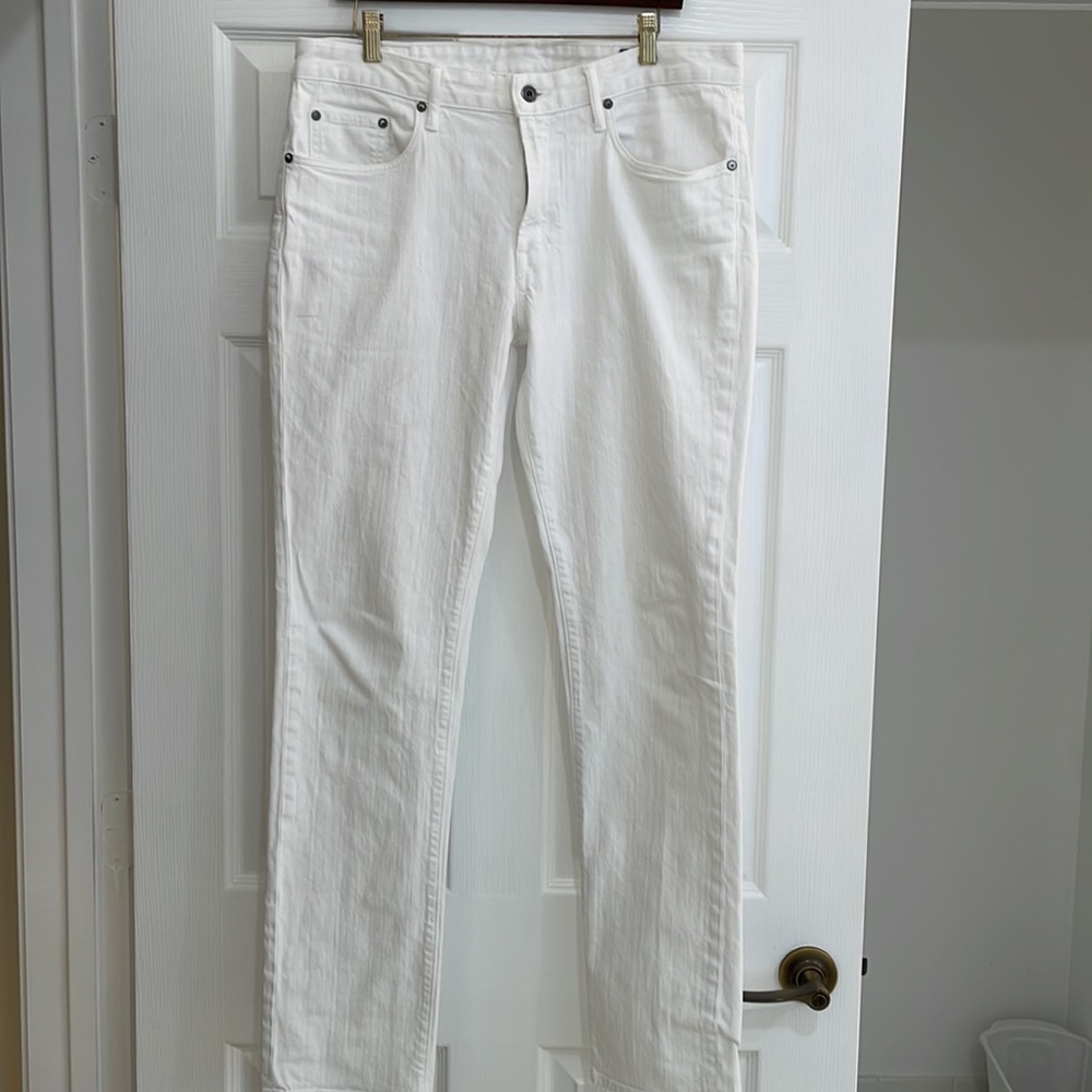 Bonobos pure white jeans these are the travel jeans! Basically brand new!! 34/34